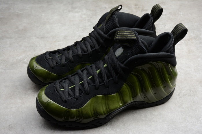 nike air foamposite one men legion green/black 314996-301