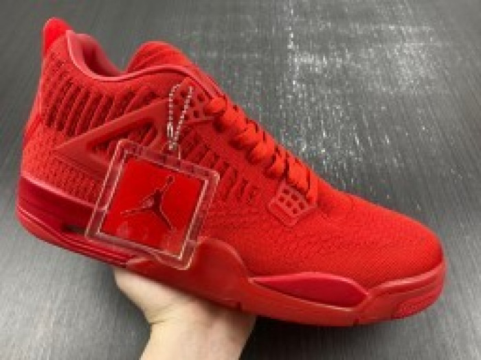air jordan 4 flyknit “red” aq3559-600