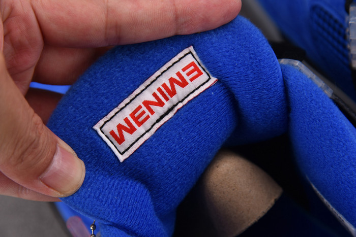 air jordan 4 retro eminem encore black/blue/grey