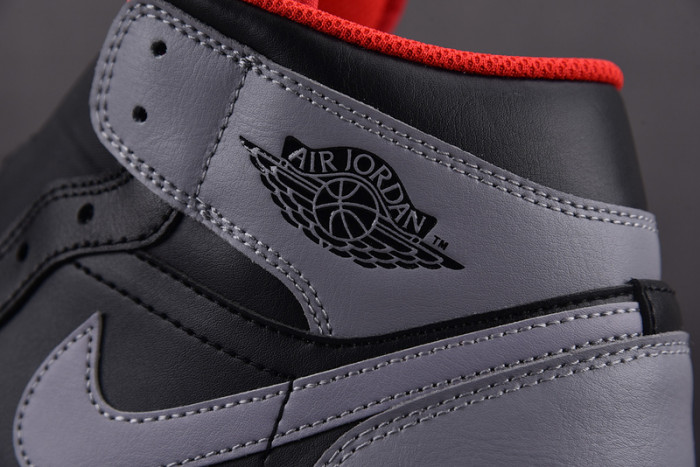 air jordan 1 mid shadow fire red dq8426-006