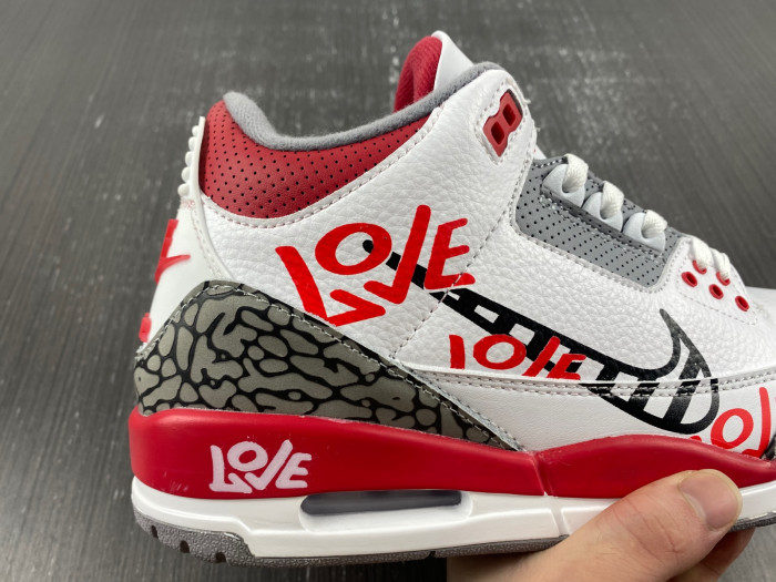 air jordan 3 og “fire red”diy love  dn3707-160