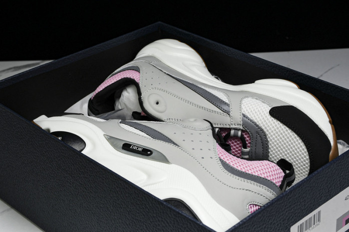 d10r homme b22 trainer sneaker（di0r b22 pale pink grey）