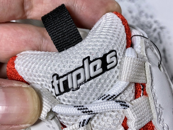 blcg sneaker triple.s.gomma white-red-grey