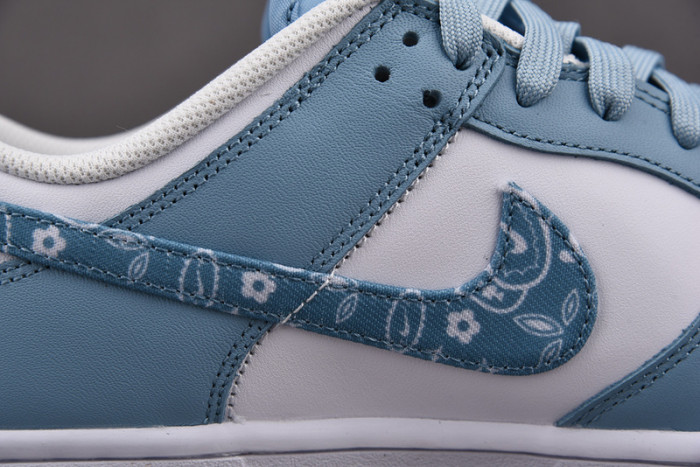 nike dunk low “blue paisley” dh4401-101