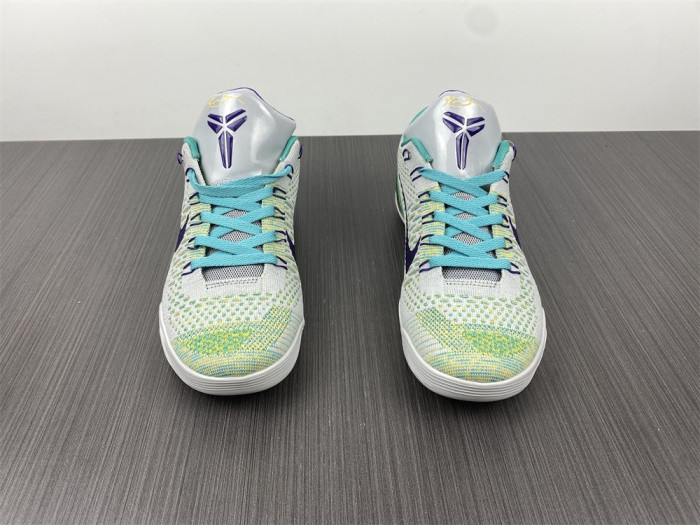 nike kobe 9 elite low grey green 630487-005