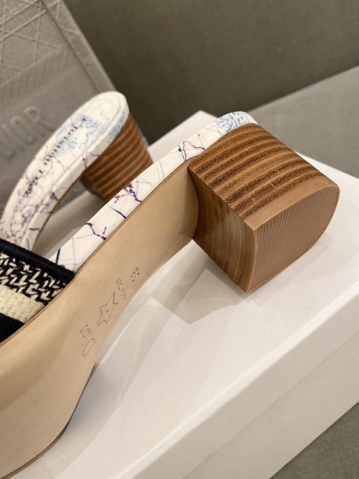 Ch**an di0r heel sandals