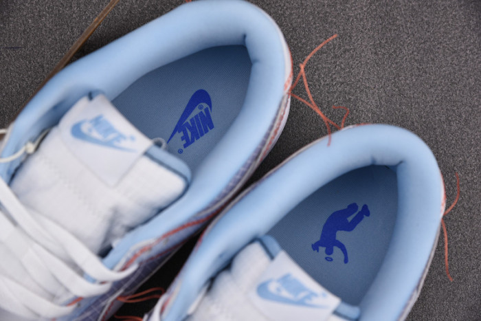 union x nike dunk low blue dj9649-400