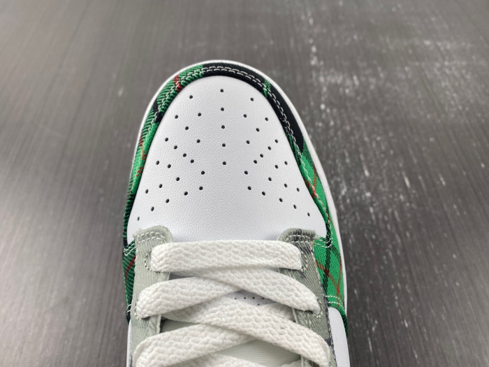 nike dunk low tartan plaid - dv0827-100