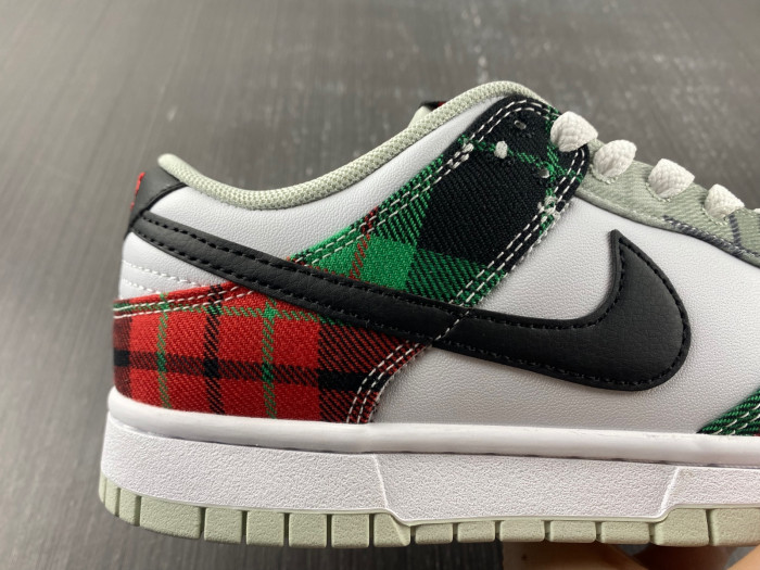 nike dunk low tartan plaid - dv0827-100