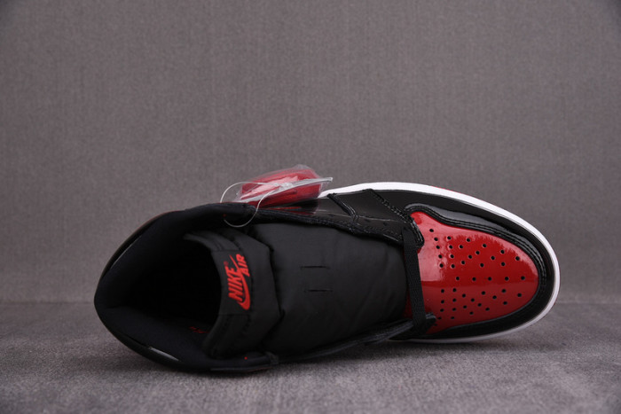 air jordan 1 bred patent leather 555088-063