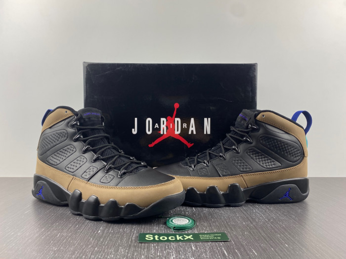 air jordan 9 olive concord ct8019-034