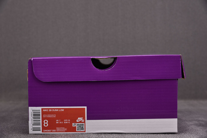 nike sb dunk low green apple - dm0807-300