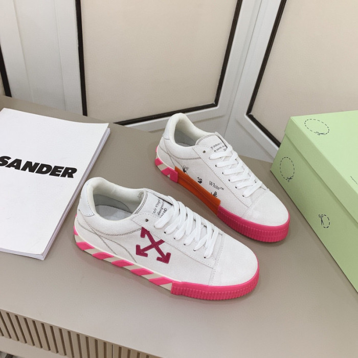 ofw calfskin vulcanized low sneakers