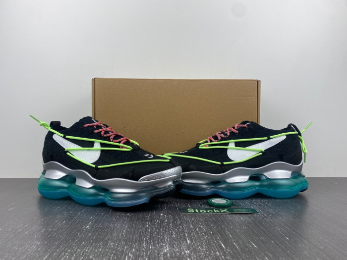 nike air max scorpion fk black green blue sliver fn8884-013