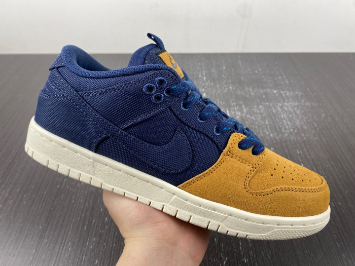 nike sb dunk low "midnight navy/ochre" dx6775-400