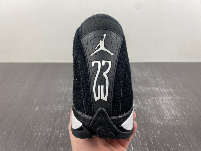 air jordan 14 “black/white/university red” 487471-016