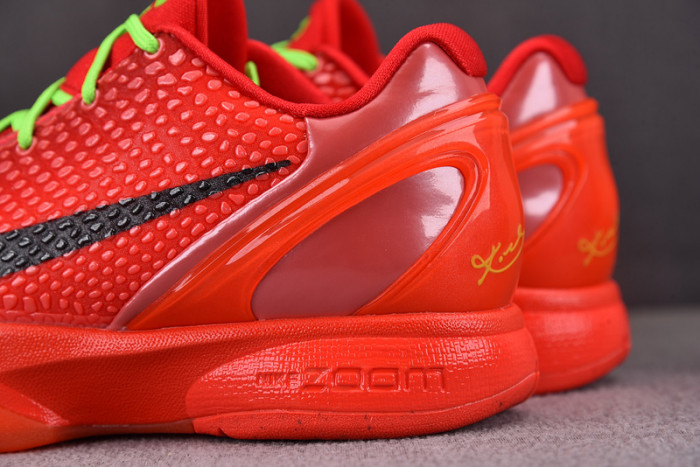 nike kobe 6 protro reverse grinch fv4921-600